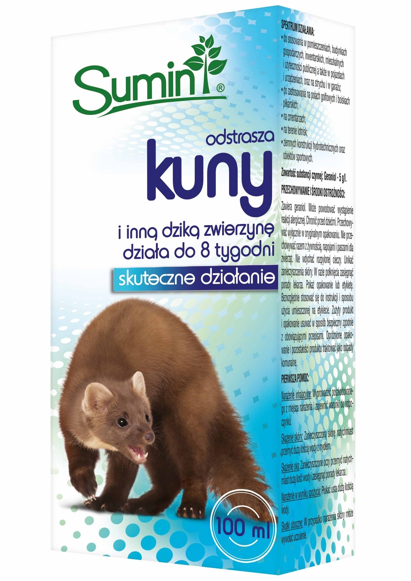 Sumin Płyn Odstraszający Zwierzęta 100ml