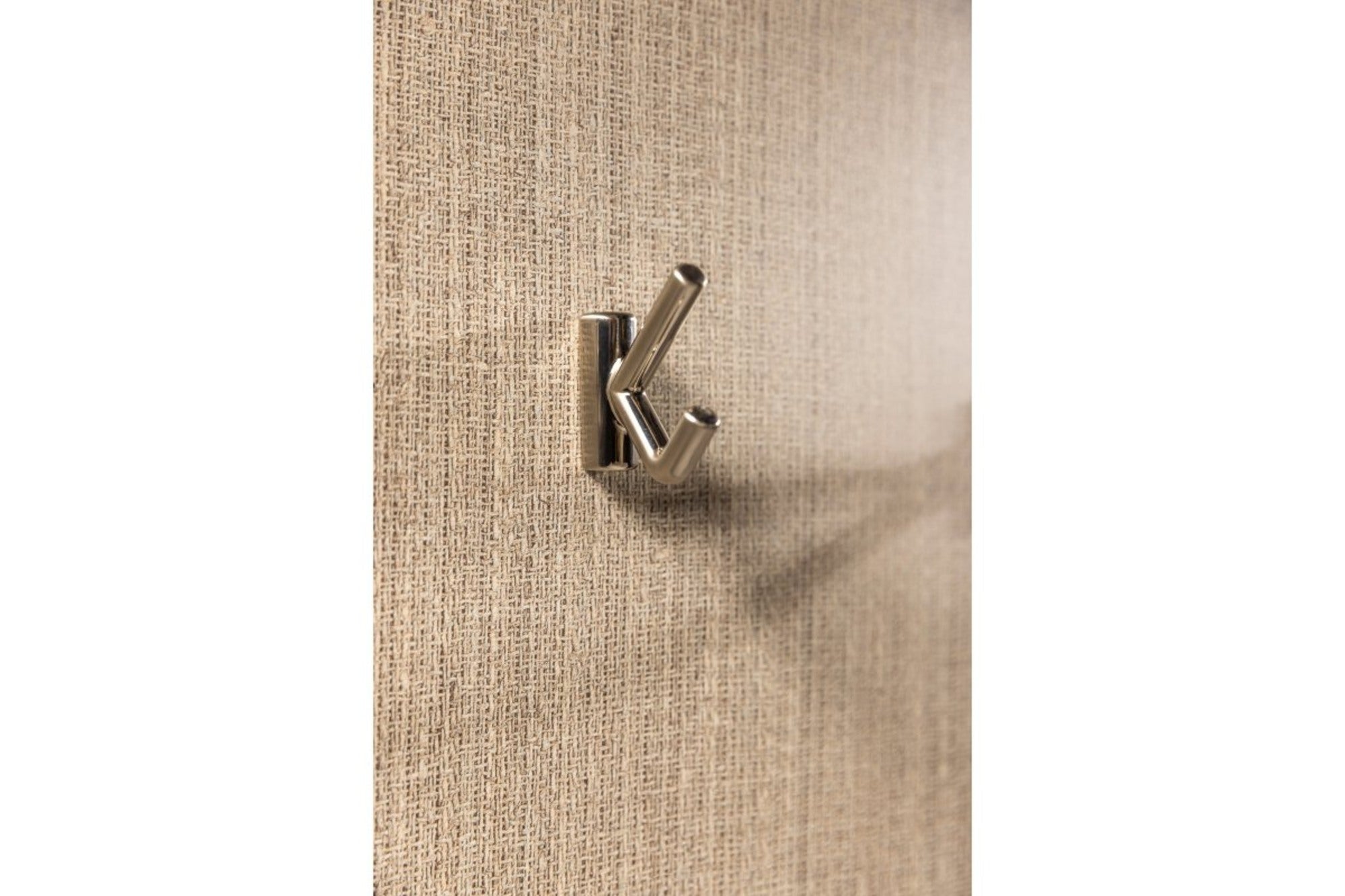 Wieszak podwójny stal szczotkowana 0