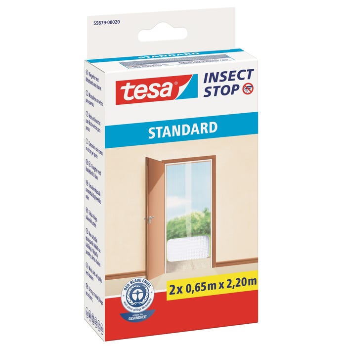 Moskitiera przeciw owadom Tesa 120x220cm biała