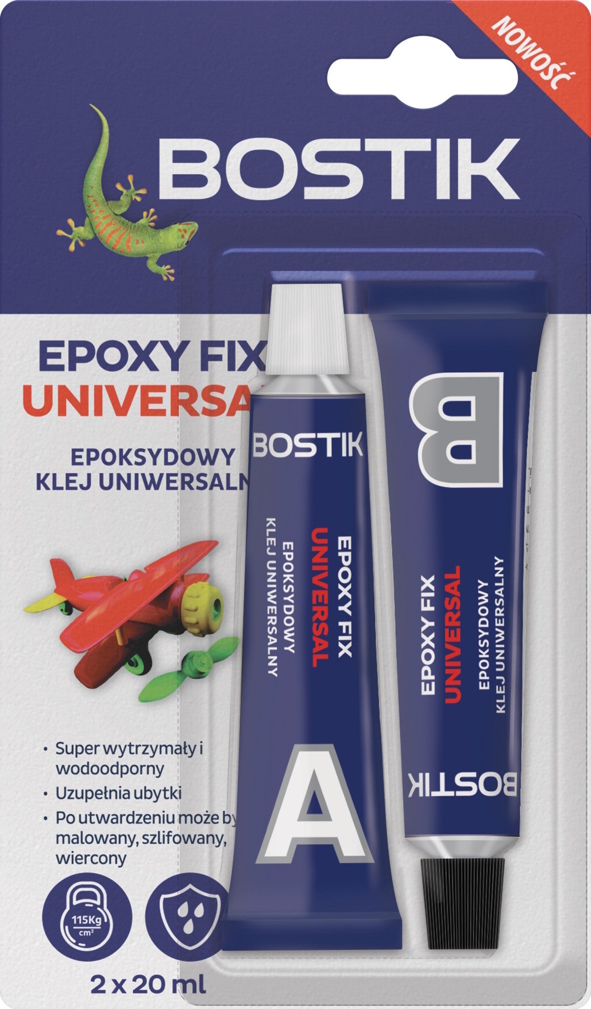 Klej epoksydowy uniwersalny Bostik 2x20ml