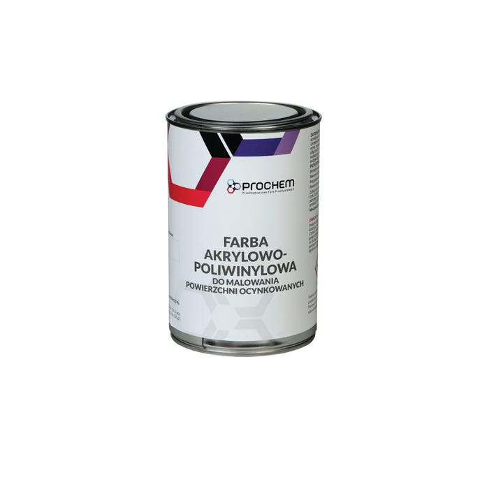 Farba poliwinylowa na dach Prochem czarna RAL9005 1l
