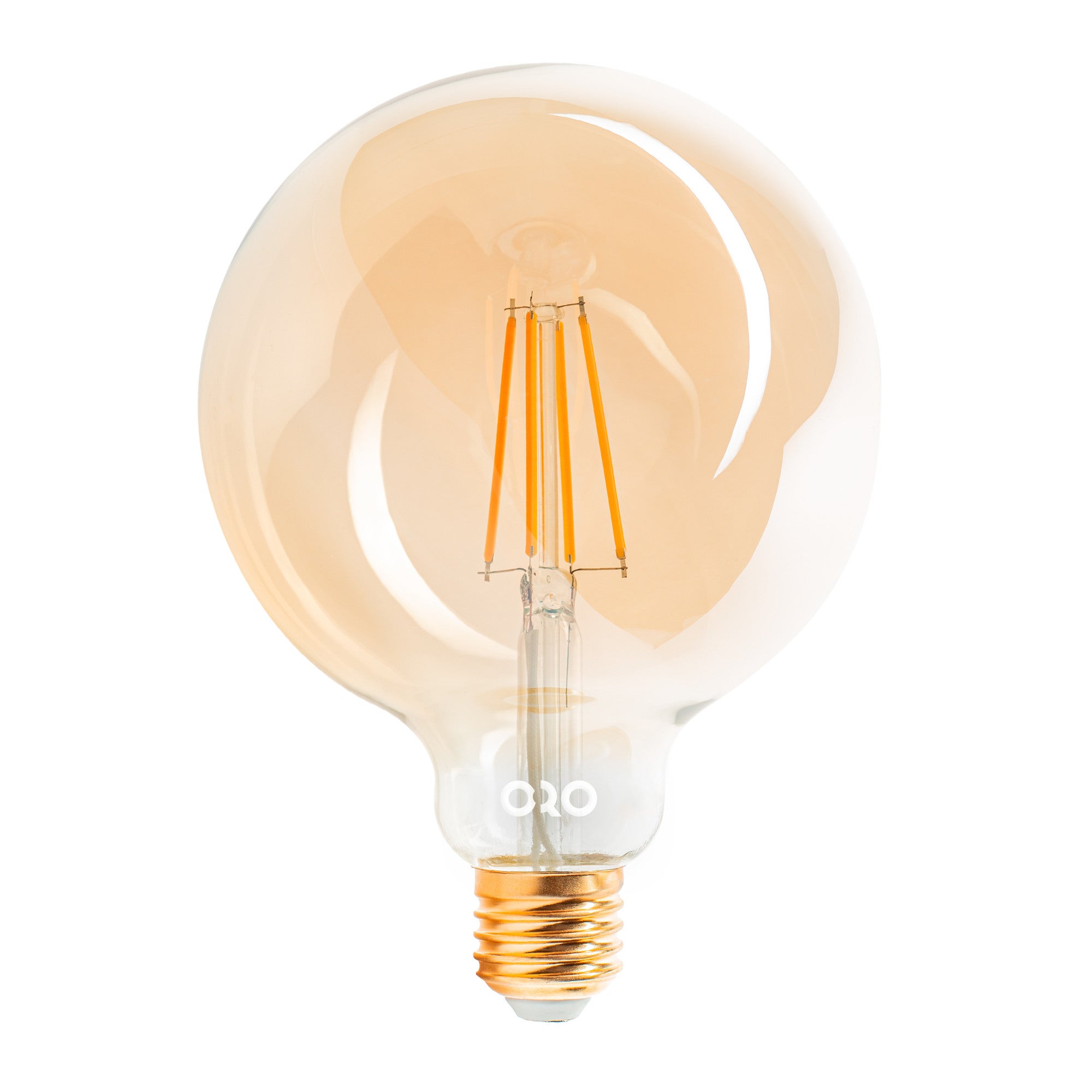 Żarówka LED E27 Filament 6W 550Lm 2200K średnica 125mm bursztynowa