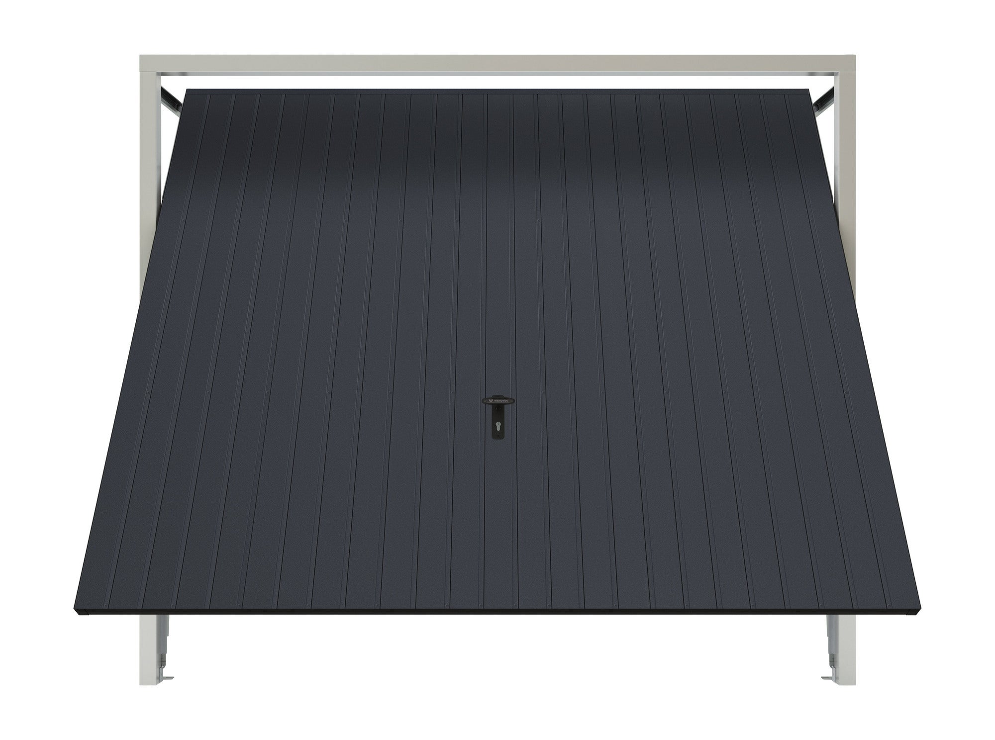 Brama uchylna ręczna RAL 7016 2475X2050 cm 1