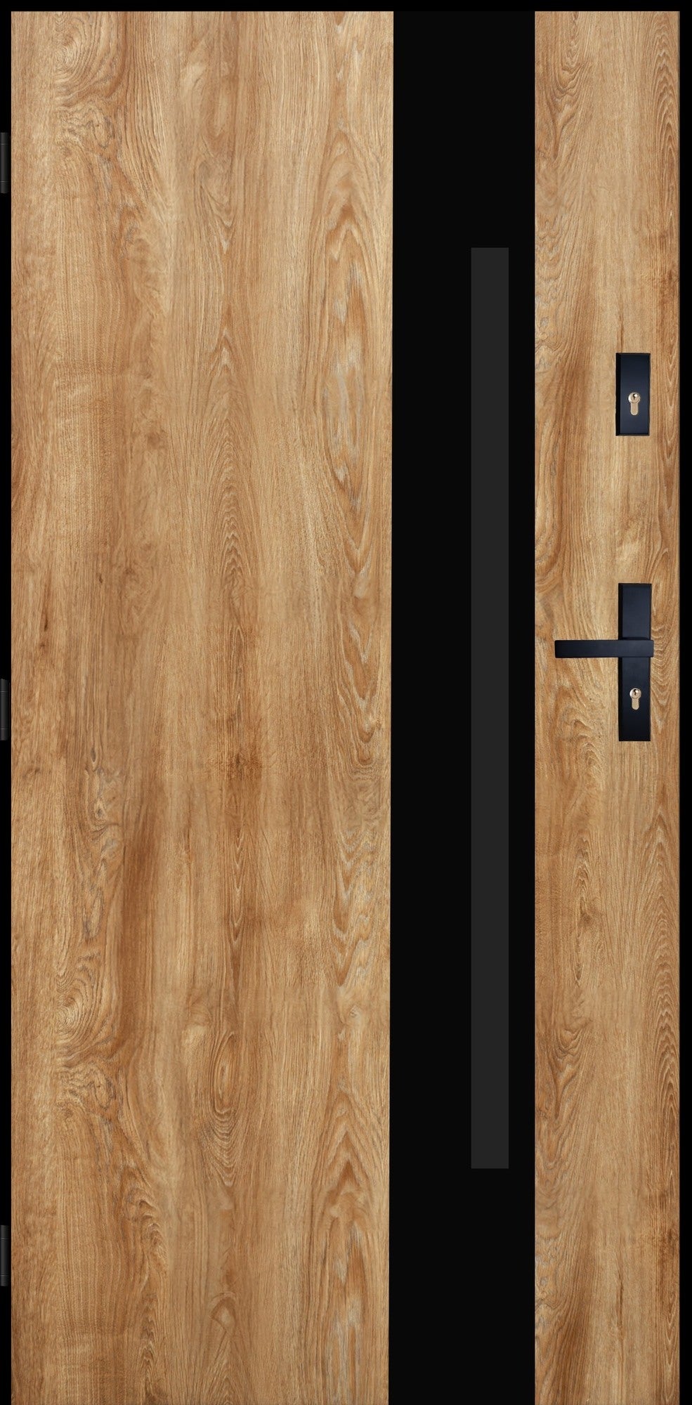 Drzwi zewnętrzne Kraków 2 dąb turner 80 lewe