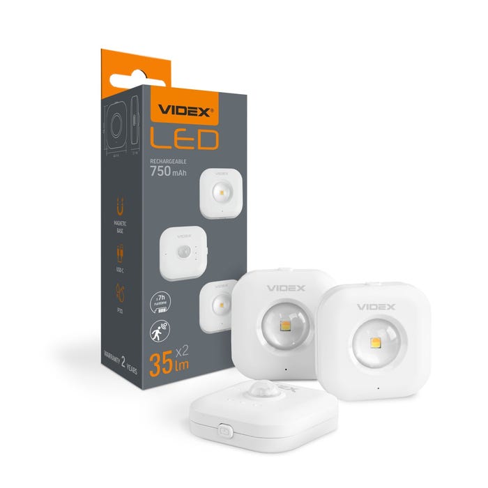 Lampka LED nocna z akumulatorem i czujnikiem ruchu