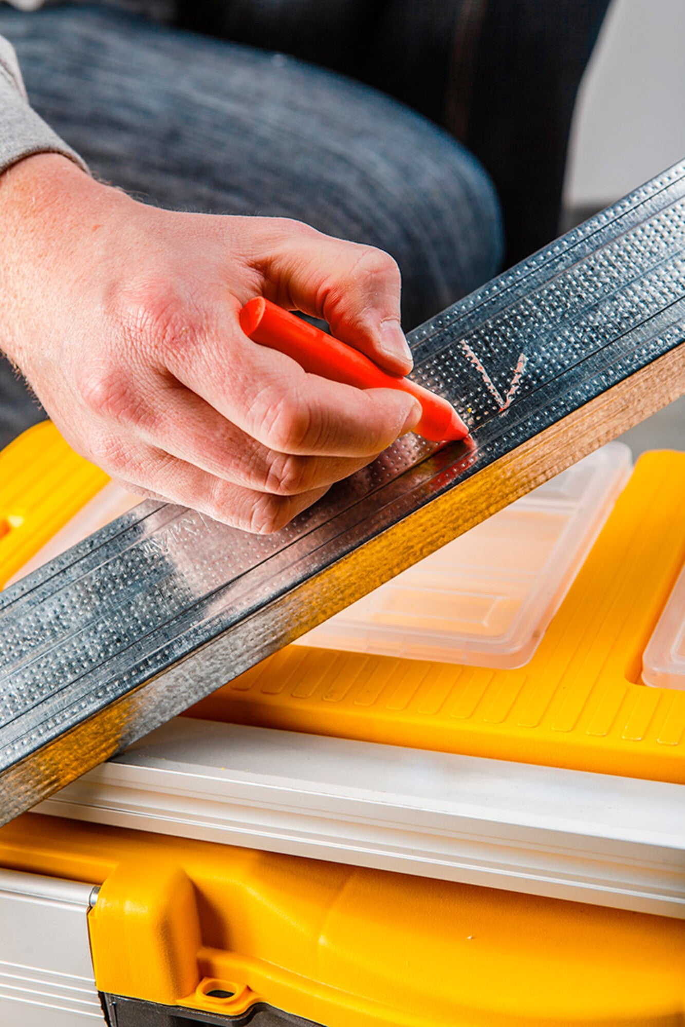 Kreda techniczna czerwona, 3 szt. 1