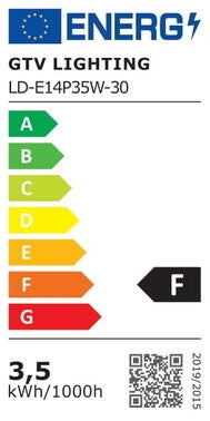 Żarówka LED 3,5W E14 320lm ciepło biała 1