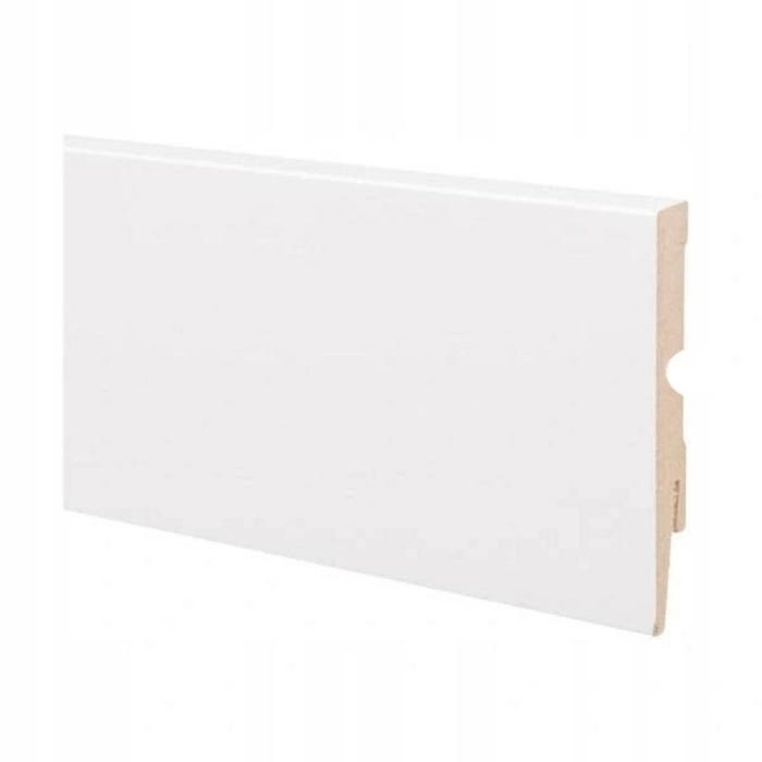 Listwa przypodłogowa MDF ERGO 2400x98x14,5mm biała
