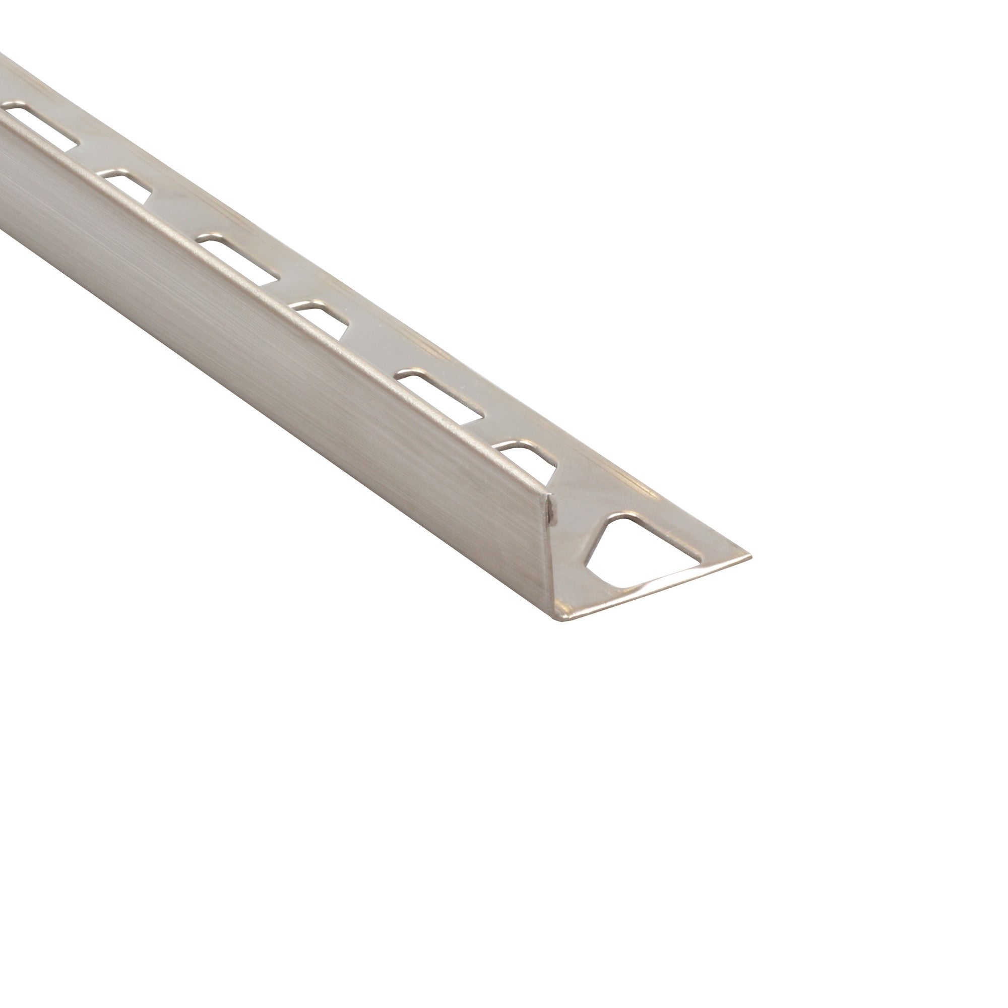 Profil narożny 10mmx24mm 0.8mm Stal nierdzewna 250cm Stalowy szczotkowany CEZAR