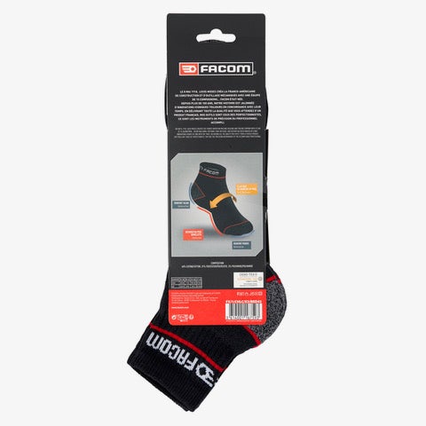 Skarpety robocze QUARTER FACOM RED 3-PAK, rozm. 43-46 3