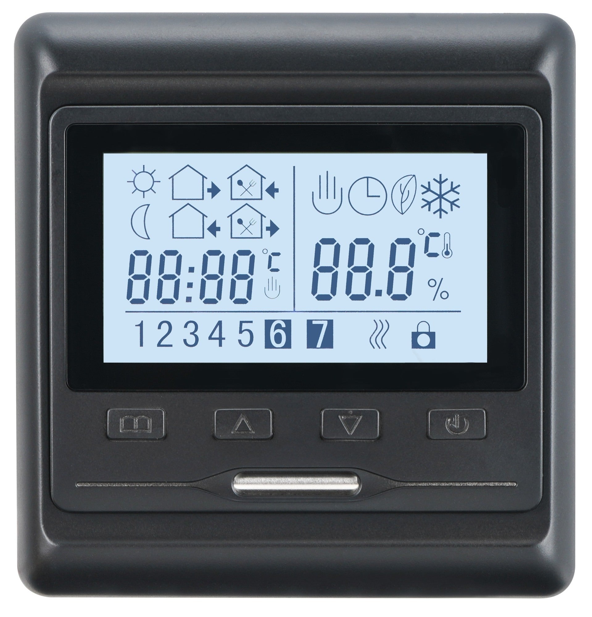 Regulator temperatury HW800 3,6 kW czarny