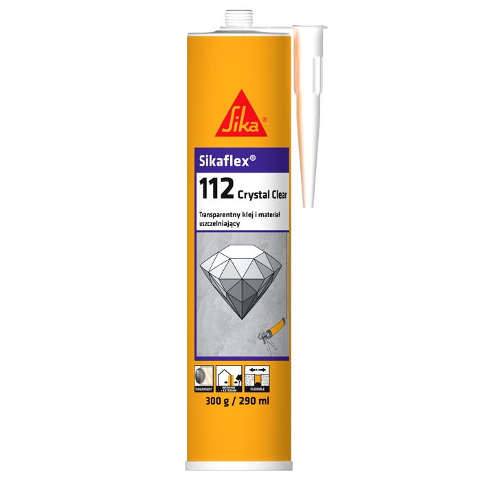 Klej montażowy Sikaflex 112 Przezroczysty 290 ml