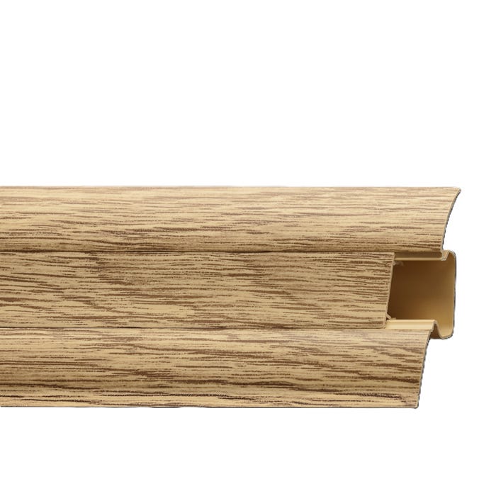 Listwa przypodłogowa LM55 2500x55x26 mm dąb alaska