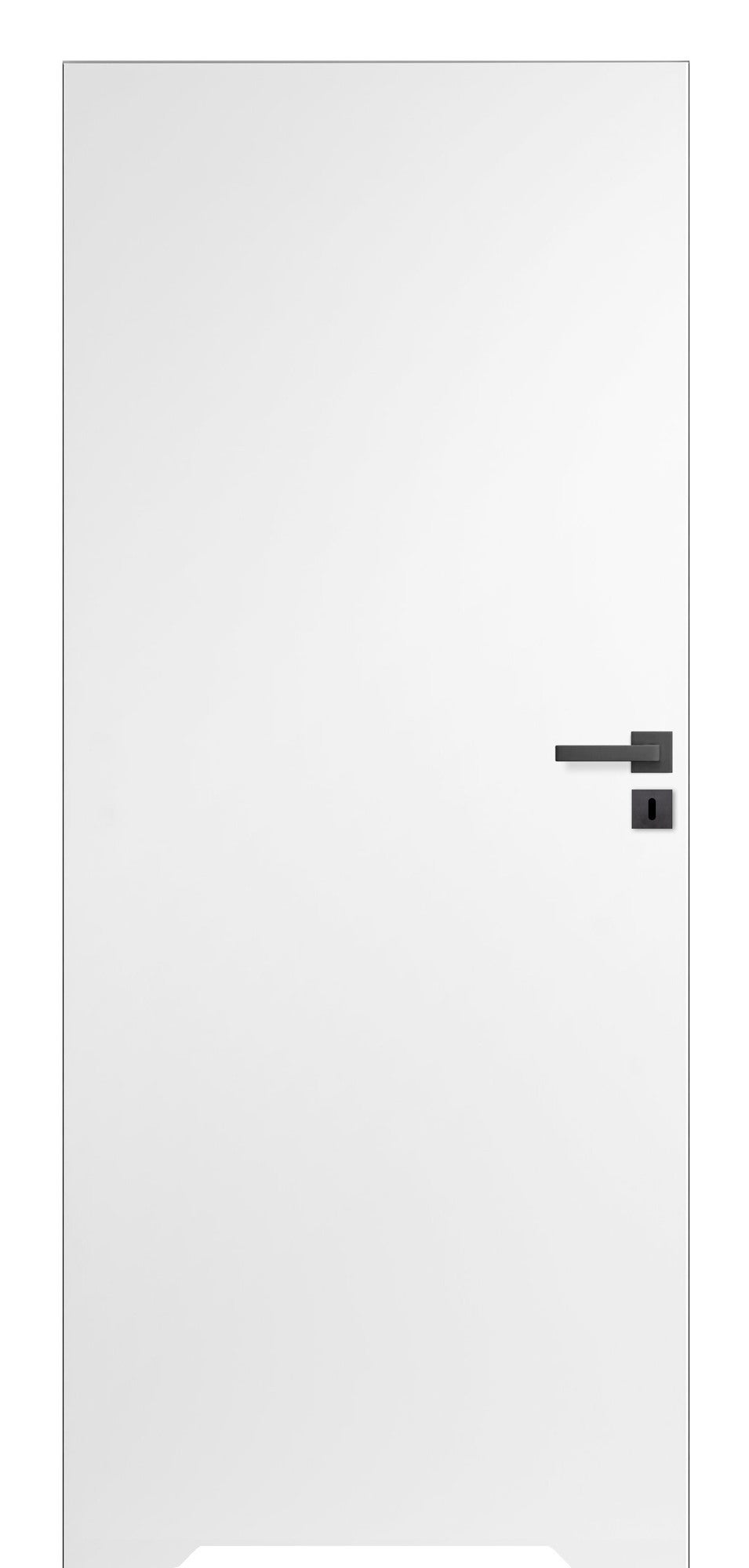 Skrzydło łazienkowe Uno Premium bezprzylgowe 70 lewe białe