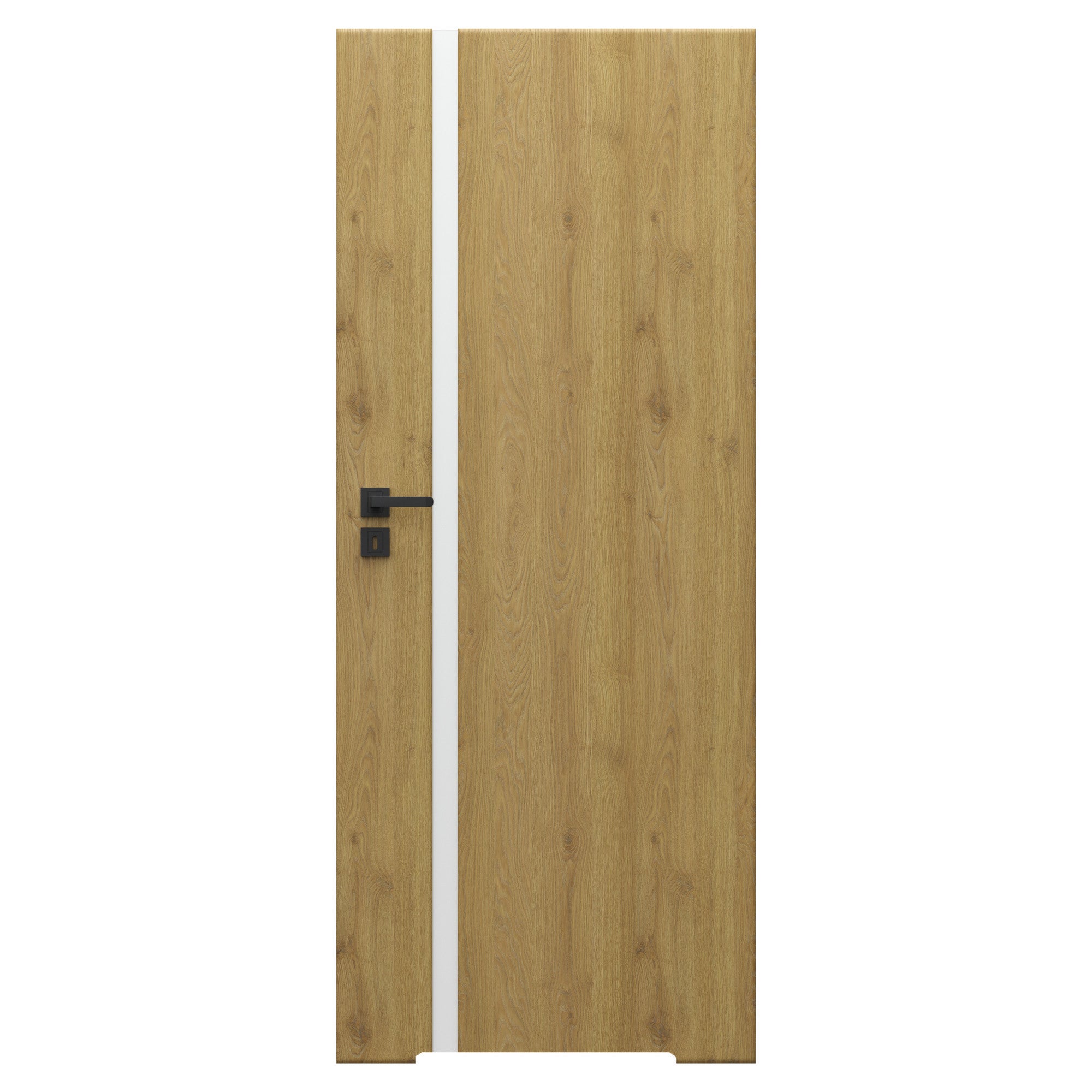 Skrzydło łazienkowe Loft 4A bezprzylgowe 70 prawe dąb naturalny