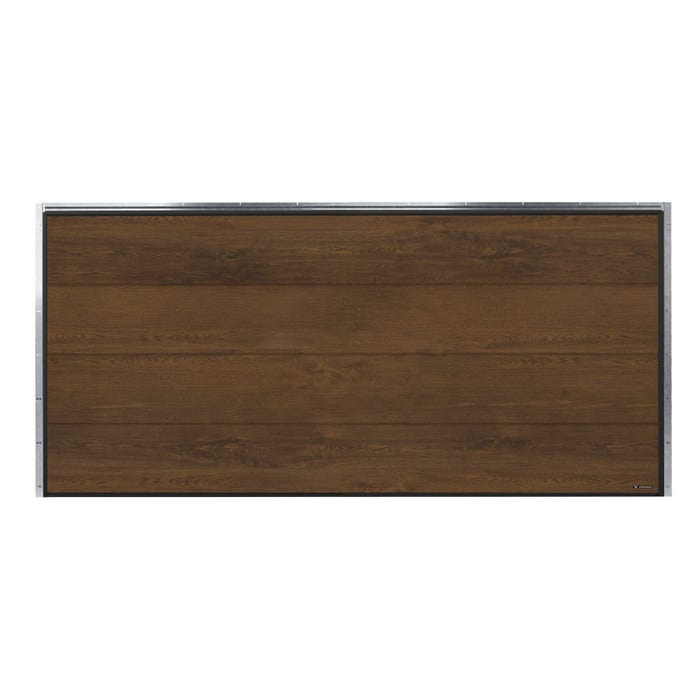 Brama garażowa segmentowa Nobla z napędem automatyczna 5000x2250 orzech