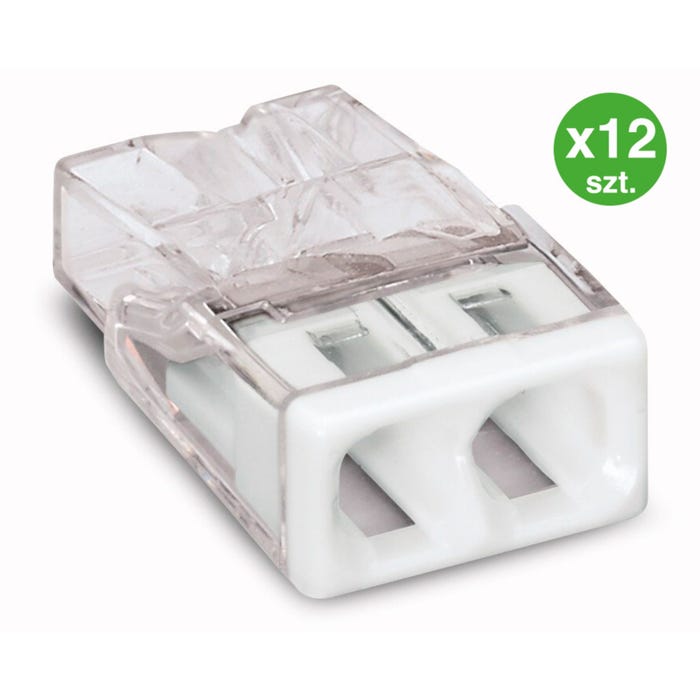 Szybkozłączka mini Wago 2x0,5-2,5mm2 12szt