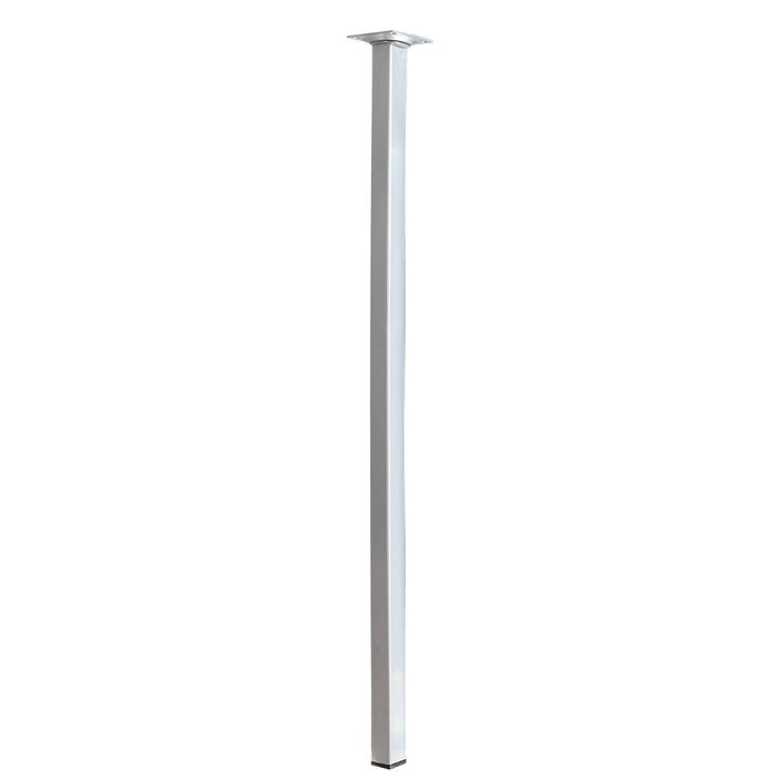 Noga meblowa 25x25 700 mm wykończenie aluminium