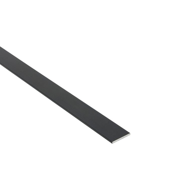 Płaskownik aluminiowy czarny 20x2mm 1m
