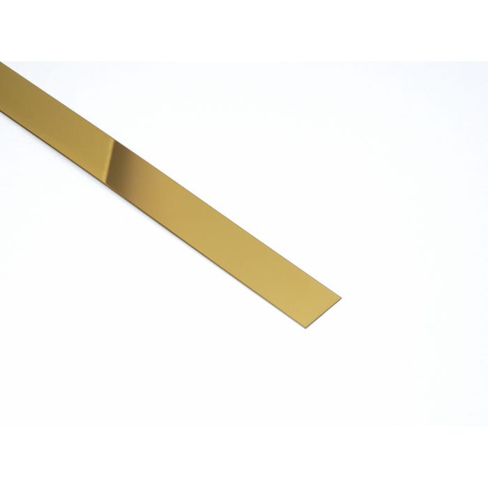 Płaskownik ozdobny ze stali nierdzewnej gold IG20 270 cm