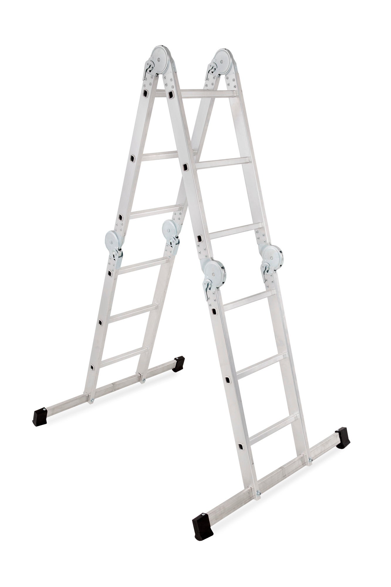 Drabina przegubowa 4x3 z platformą 150 kg 1