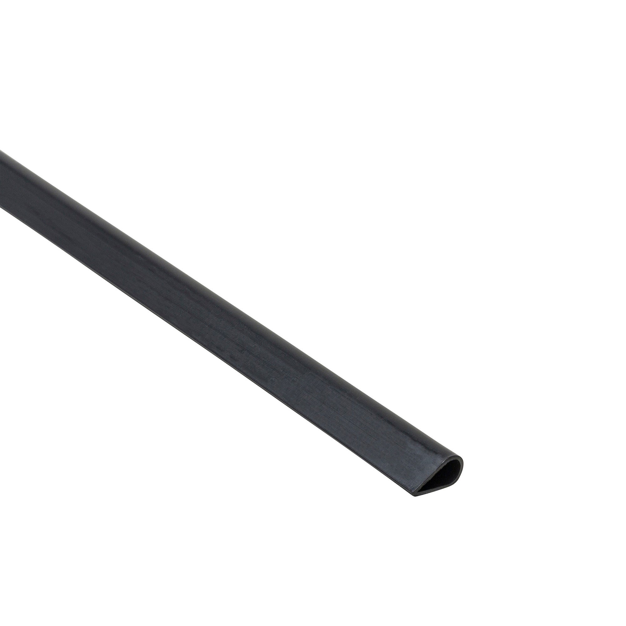 Kątownik klamrowy PCV czarny 15x0.9mm 1m