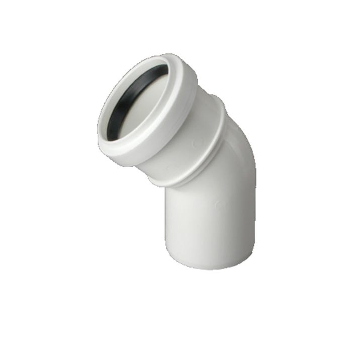 Kolano kanalizacyjne 45° 50 mm