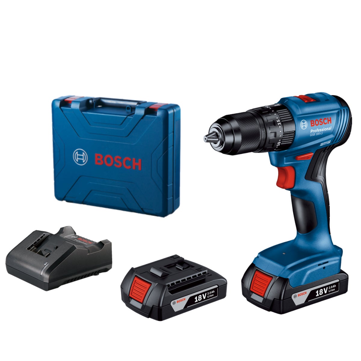 Wiertarko-wkrętarka 18V GSB 185-LI Bosch / 2 x 2,0Ah 3