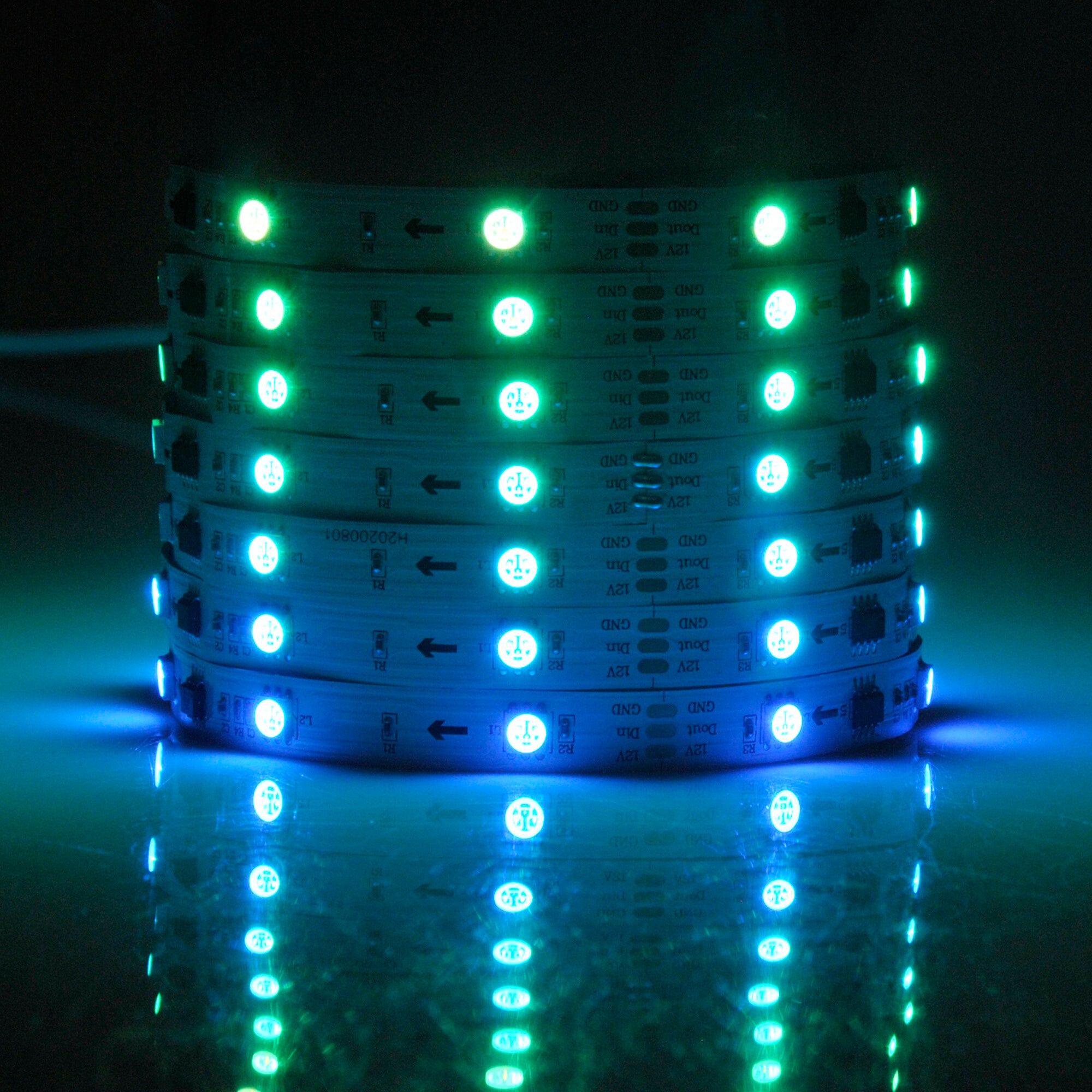 Zestaw taśma LED RGB Magic 5m IP20, zasilacz, kontroler i pilot 2