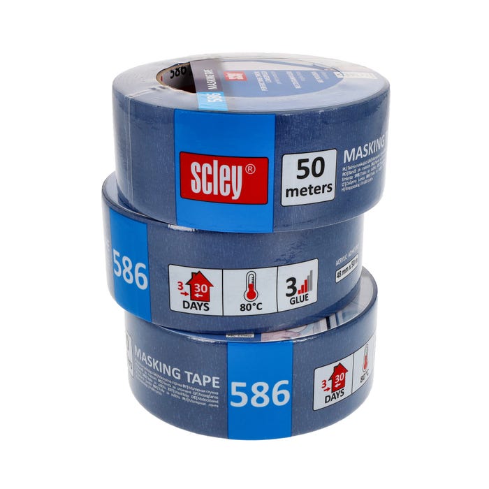 Taśma maskująca Scley 48 mm x 50m 3 sztuki