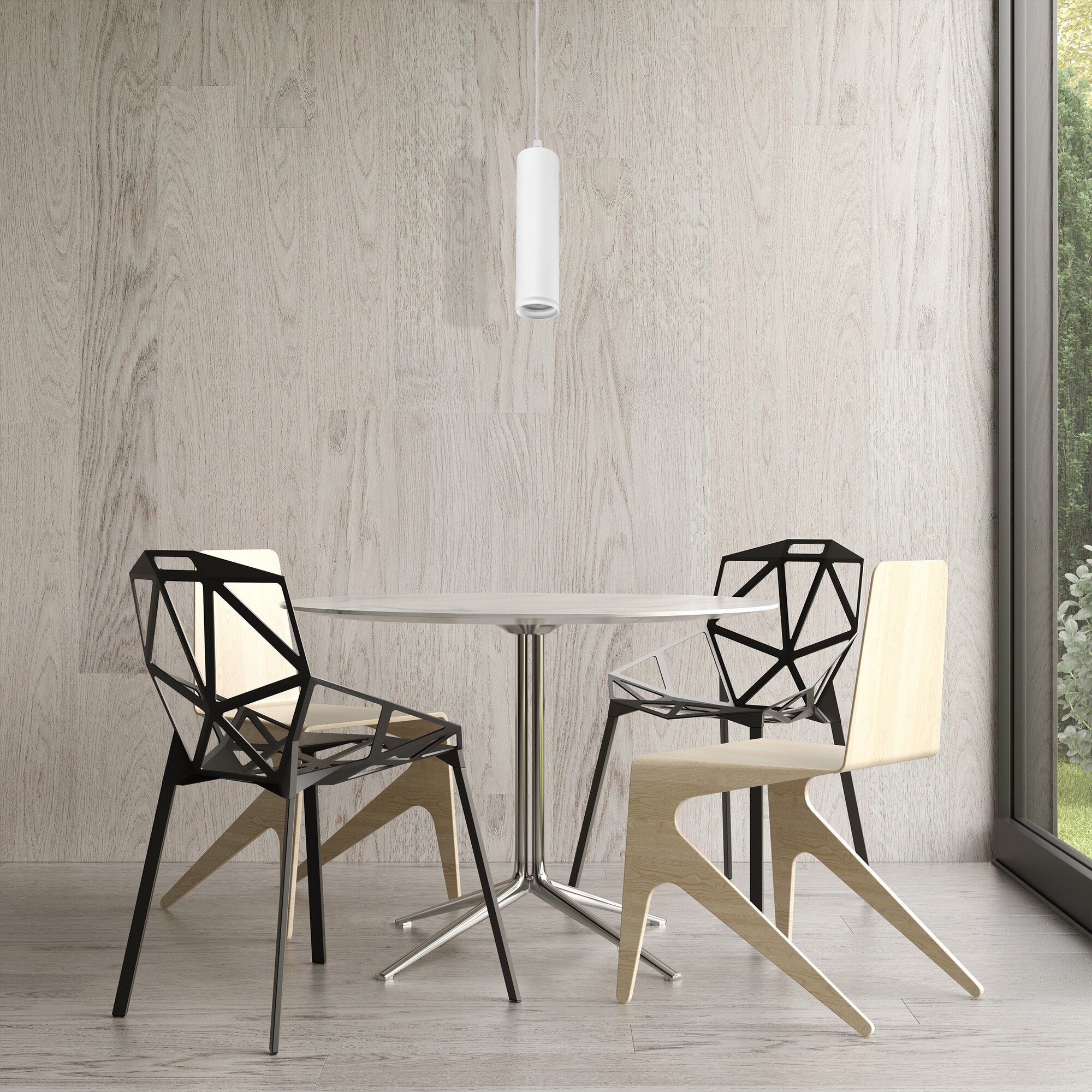 Lampa wisząca Paris 1xGU10 biała 2