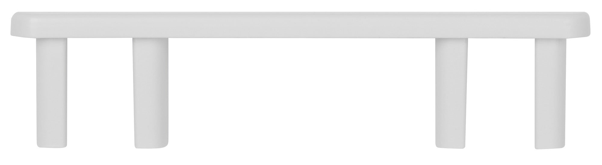 Zaślepka biała szyny karniszowej