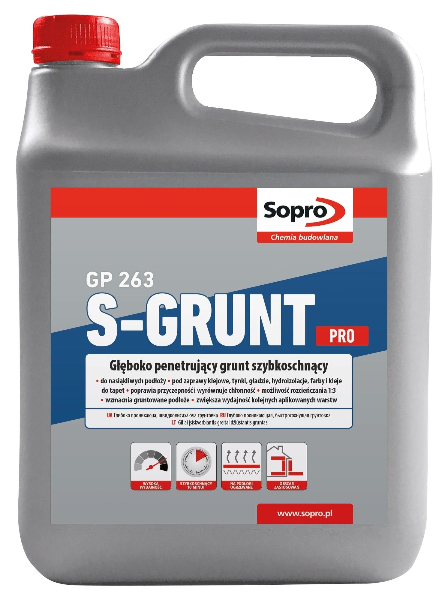 Grunt S-grunt PRO GP 263 Sopro 10 kg