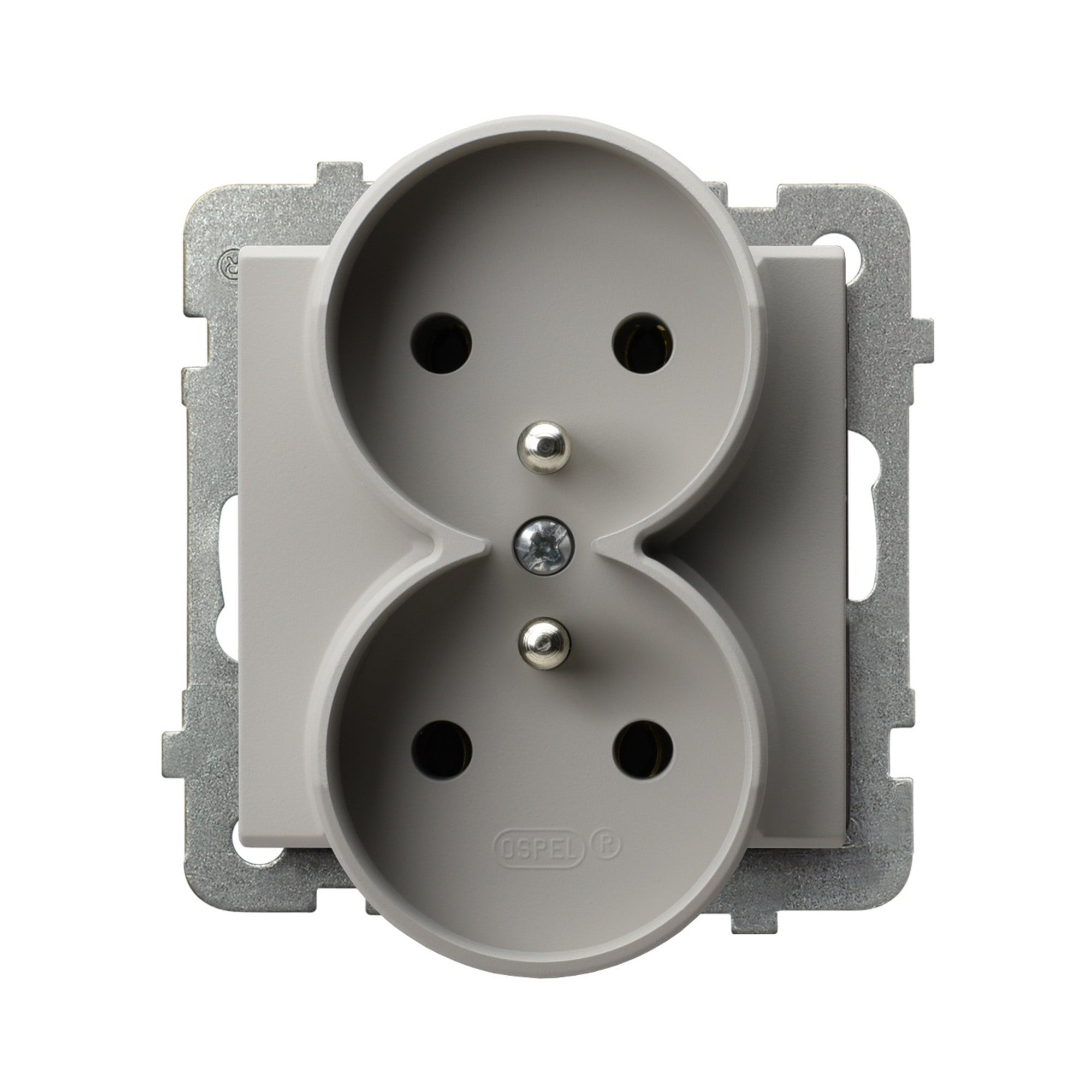 Ospel Sonata kaszmir gniazdo podwójne z uziemieniem