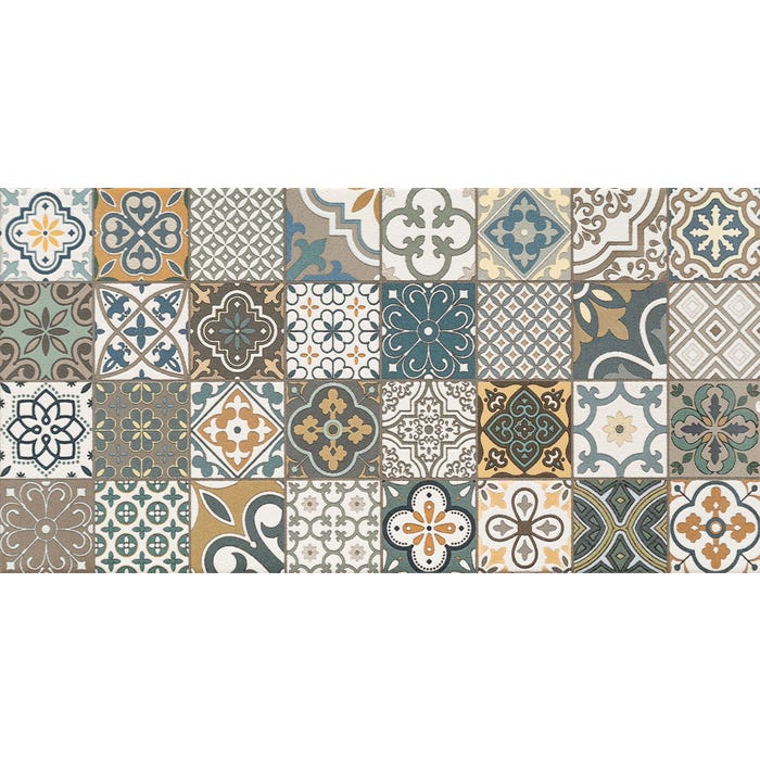 Płytka ścienna Burano Patch A struktura 30.8x60.8 cm 1.12m2