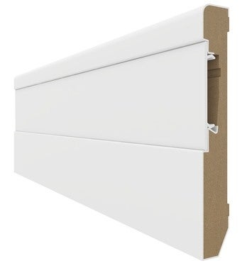 Listwa przypodłogowa szybkiego montażu Estilo 701 2400x110mm Biała 0