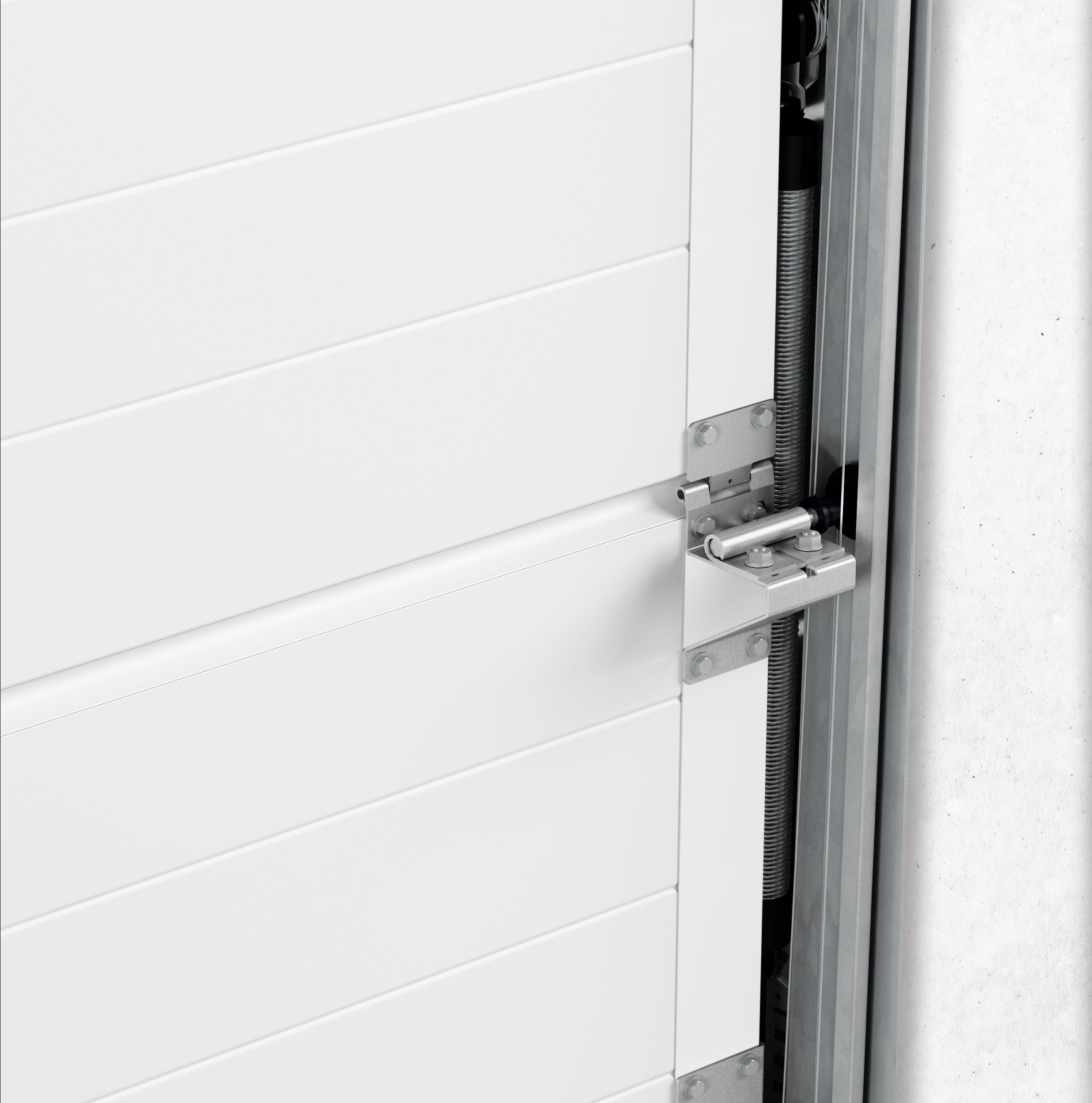 Brama segmentowa Nobla z napędem automatyczna 2500x2125 biały 5