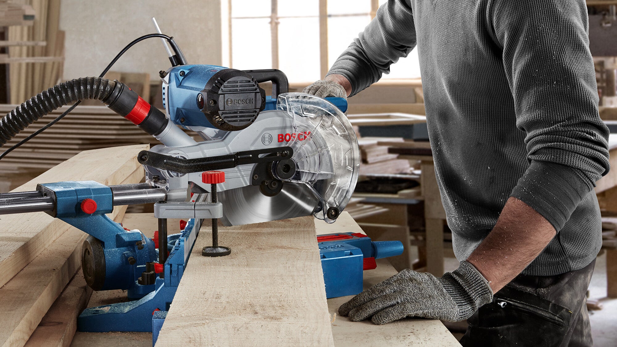 Piła ukosowa BOSCH Pro Heavy Duty GCM 254 D, 1800 W 7