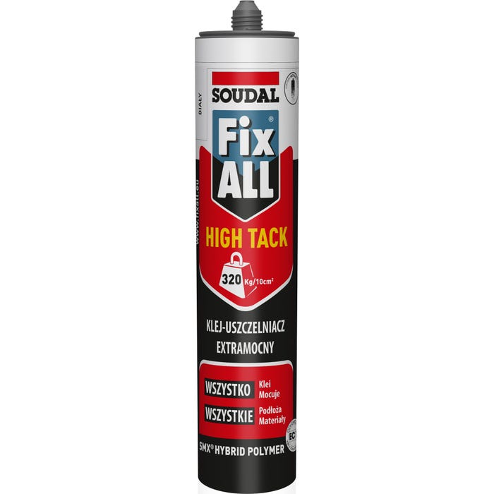 Uszczelniacz hybrydowy Fix All Soudal biały 290ml