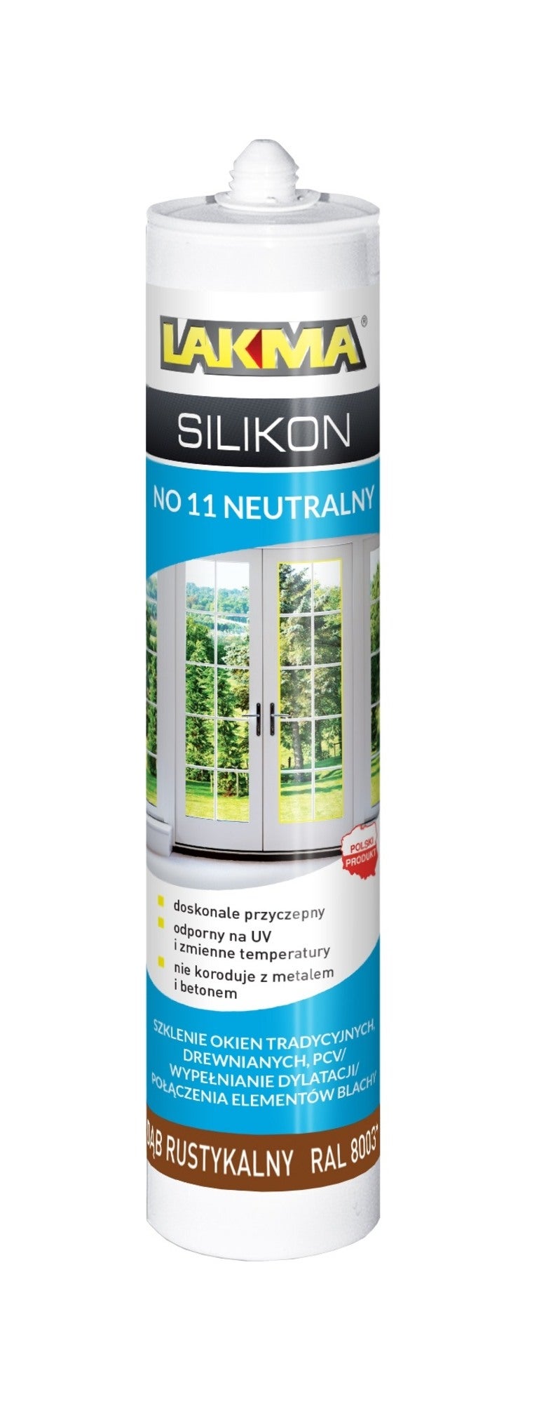 Silikon neutralny Lakma dąb rustykalny 280ml