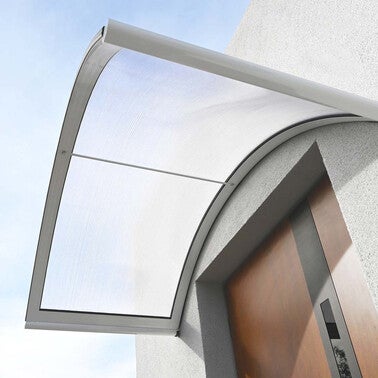 Daszek łukowy, 158x75x38 cm, przejrzysty 1