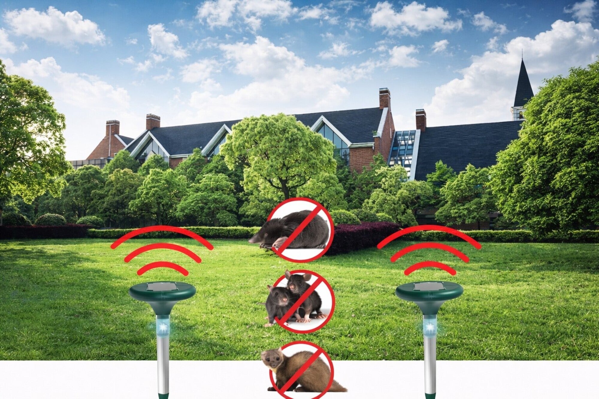 Odstraszacz solarny na gryzonie 2