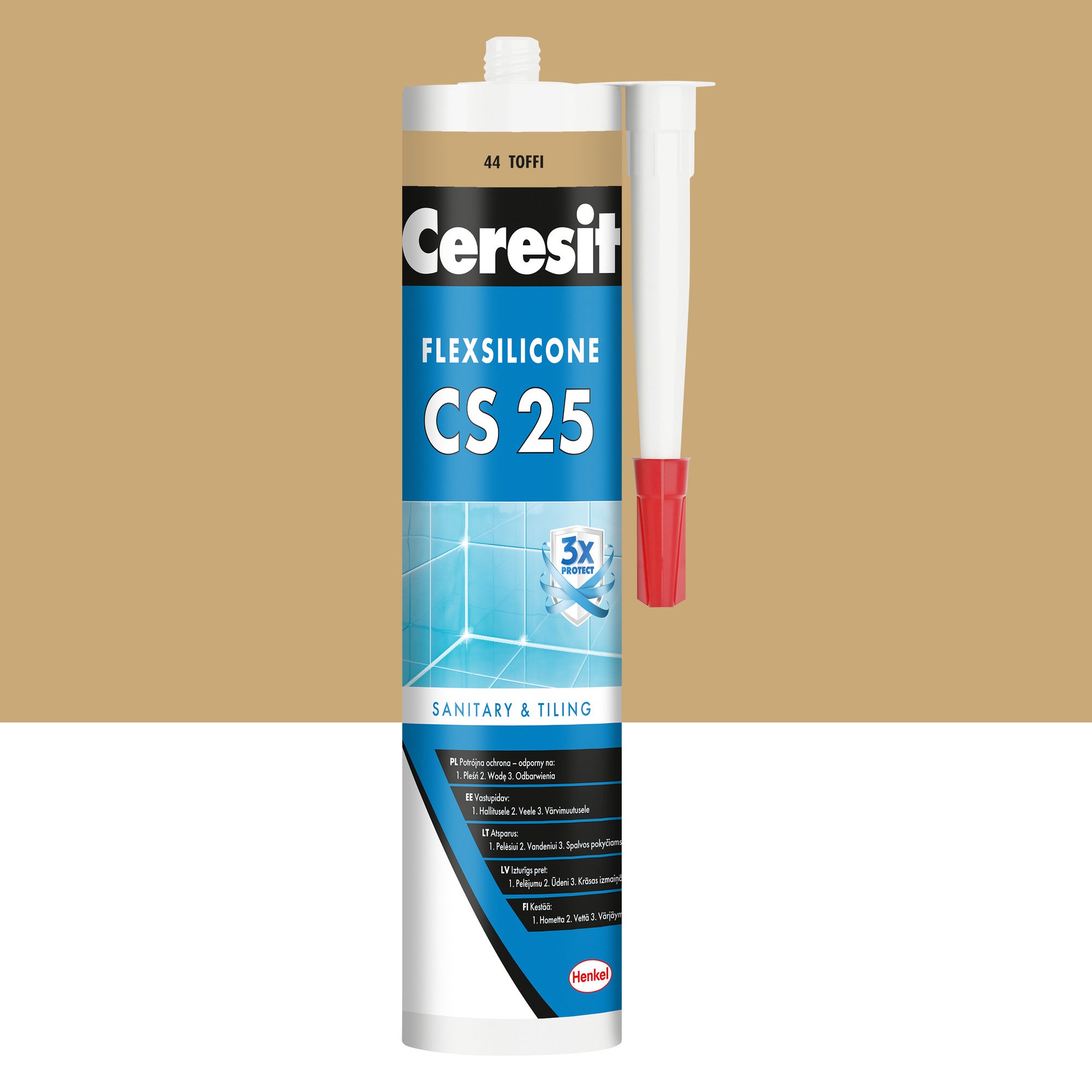 Silikon sanitarny CS25 44 toffi 280 ml 0