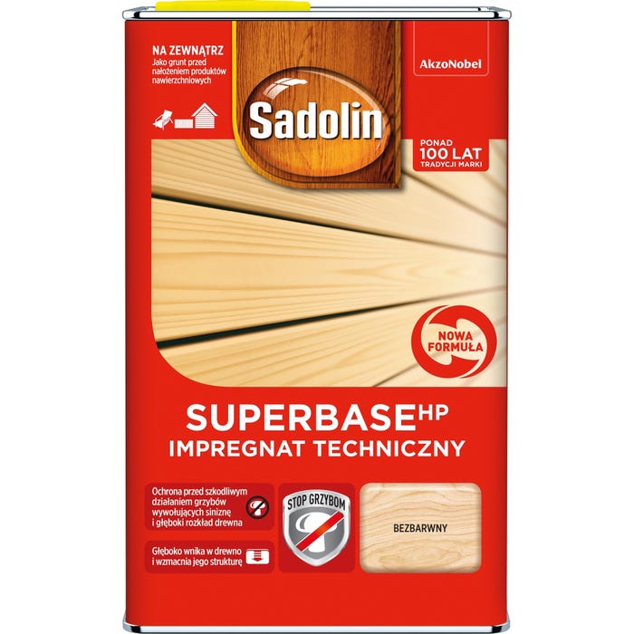 Impregnat Sadolin Base HP bezbarwny 5l