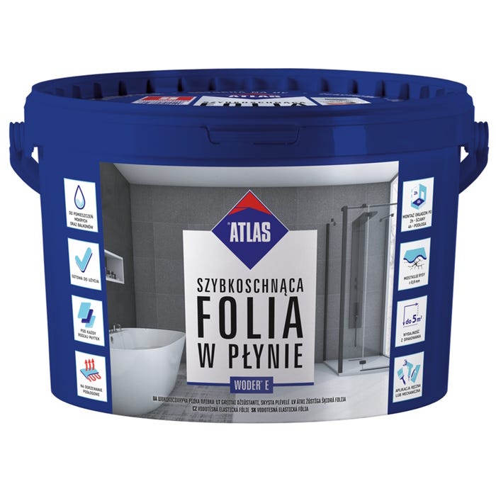 Szybkoschnąca folia w płynie Atlas 5 kg