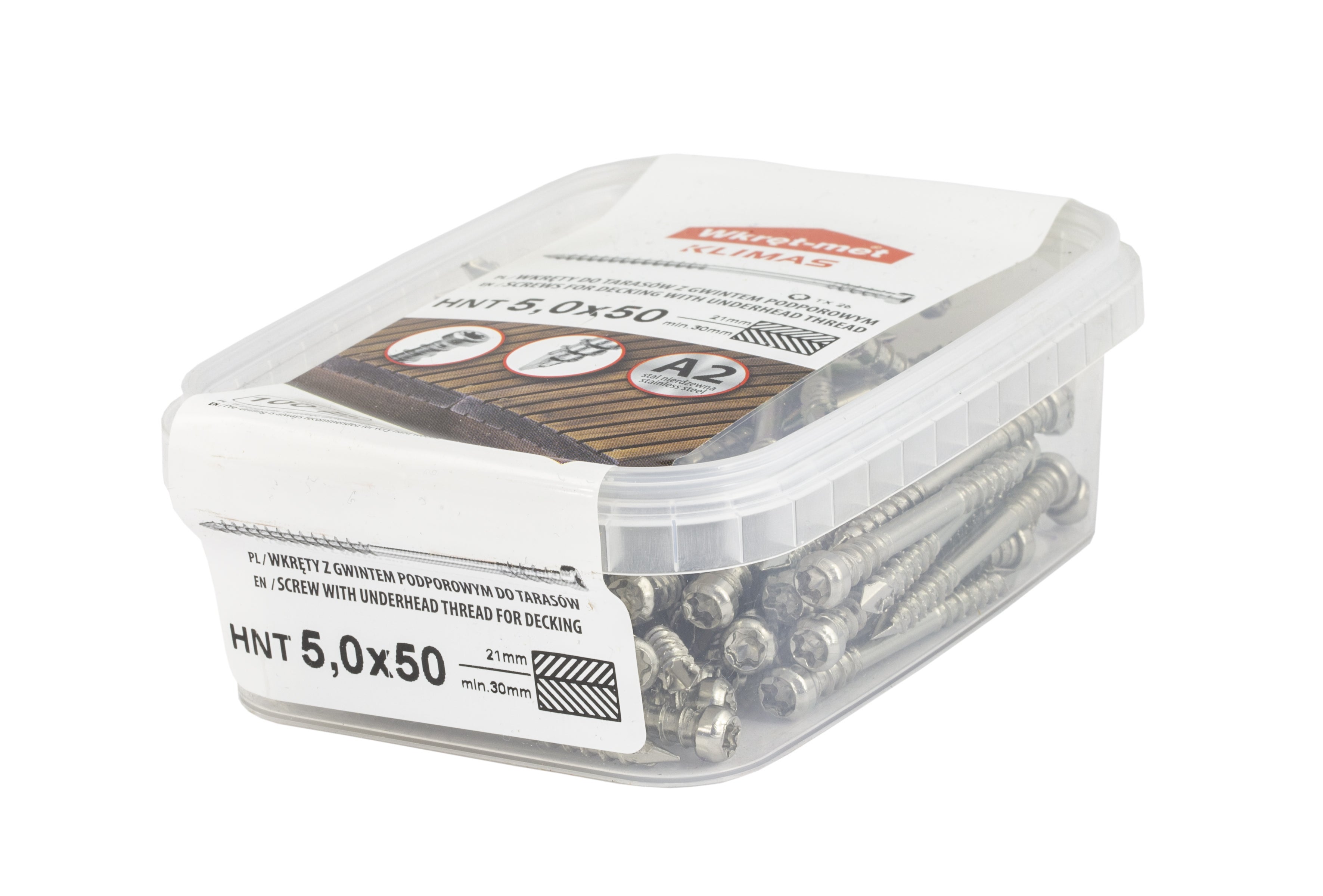 Wkręt tarasowy HNT 5x50 mm (100 szt.) 1