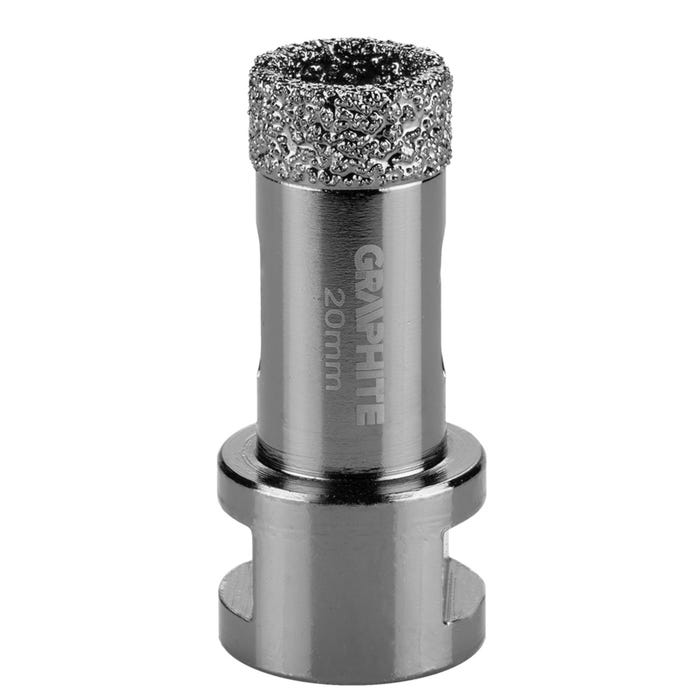 Otwornica do gresu "na sucho" 20 mm M14 Graphite