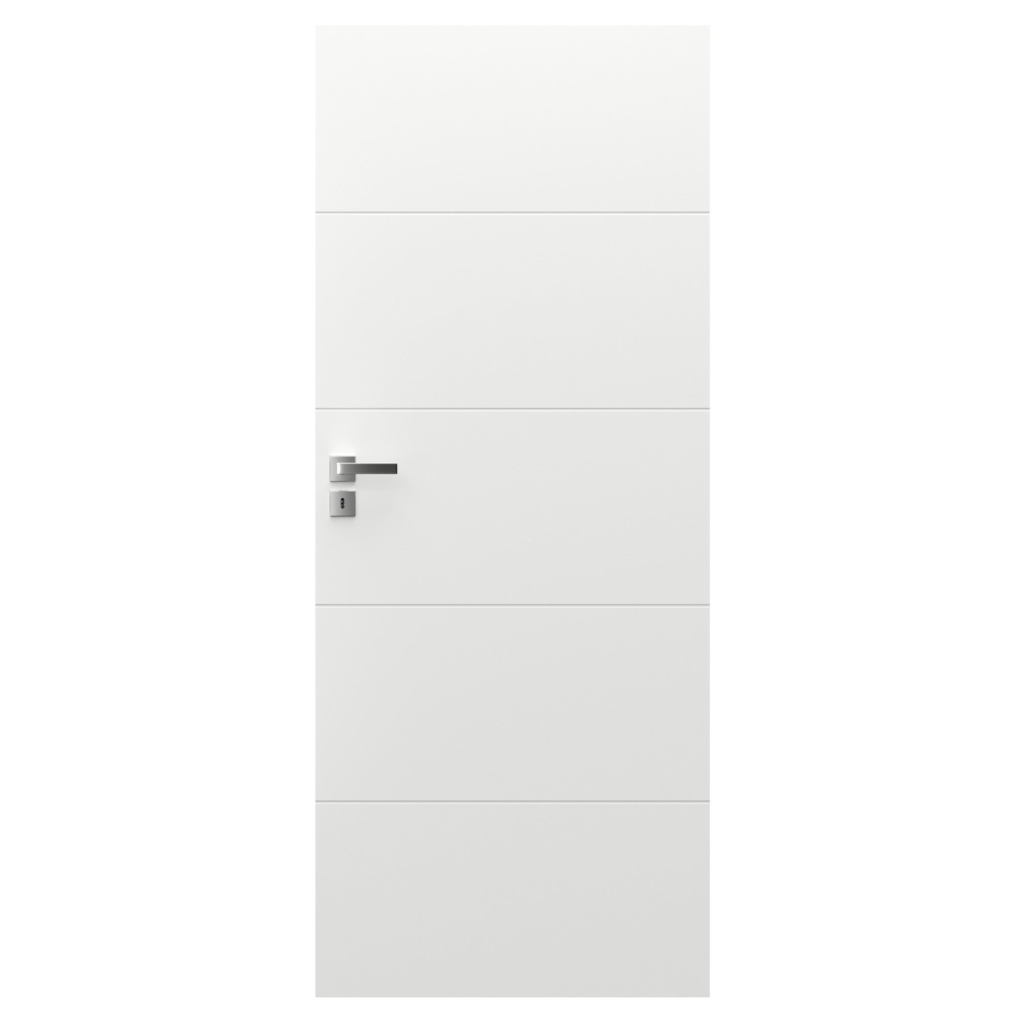 Skrzydło pokojowe pełne bezprzylgowe Vector E 90 prawe białe