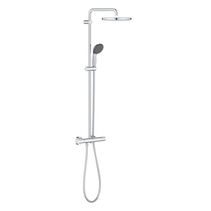 Kolumna prysznicowa z baterią termostatyczną Vitalio start Grohe chrom