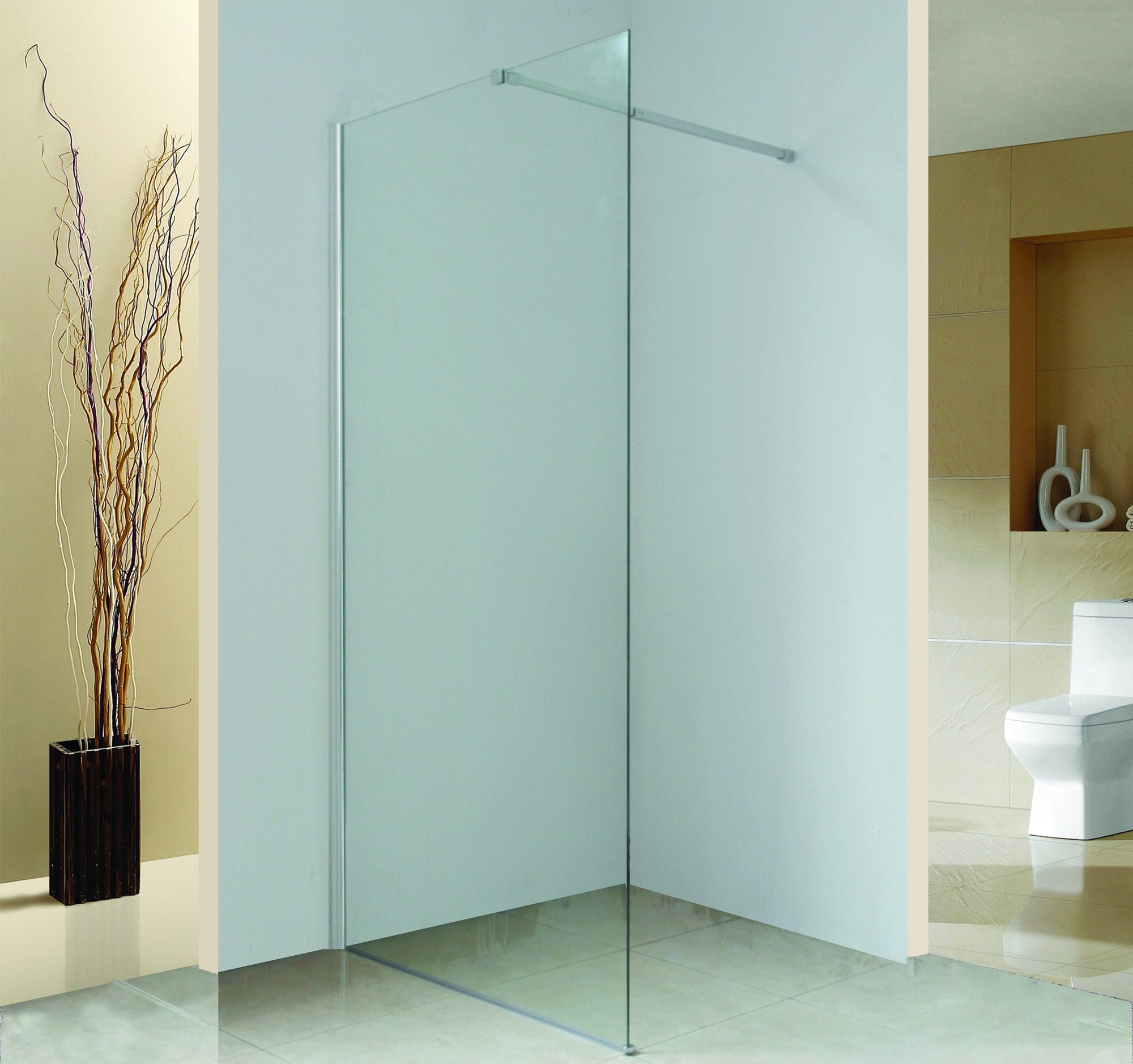 Kabina walk-in Savana Veduta 90 x 200 cm chrom 1